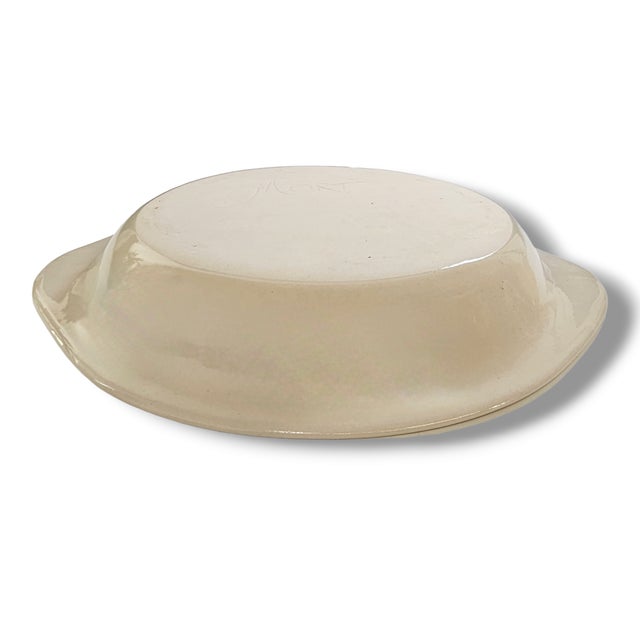 Late 20th Century Signed American Studio Pottery Floral Oval Serving Platter For Sale - Image 11 of 18