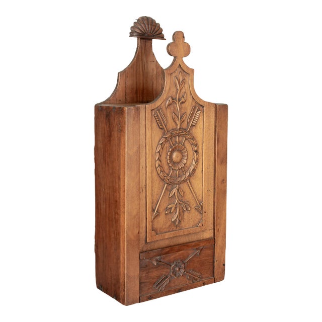 19th Century French Provencal Walnut Fariniere Box For Sale