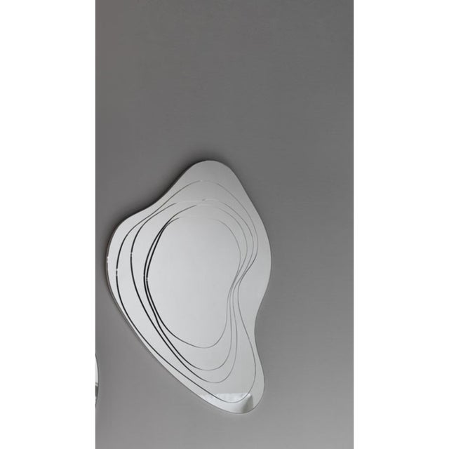 Contemporary Livelli 1750 Wall Mirror with White Colored MDF by Barberini & Gunnell For Sale - Image 3 of 8