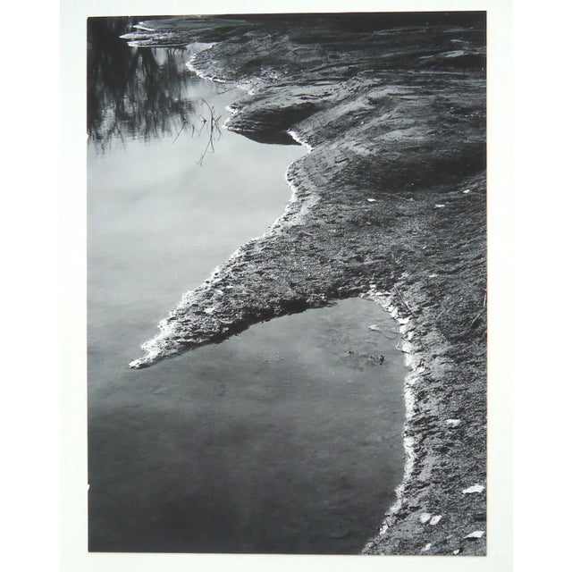 "Platte River" by Dean W Hand, 1961. Original vintage photo mounted on mat board. A beautiful and sensitive work. Mat...