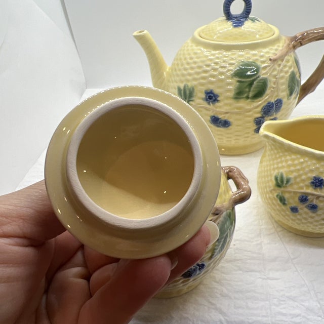 Add timeless elegance to your collection with this stunning Vintage Tiffany & Co. **Blackberries** 3-Piece Tea Set....