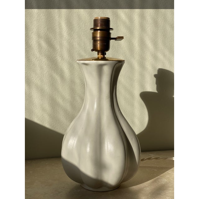 Vintage Stoneware Table Lamp from Upsala Ekeby, 1950s For Sale - Image 4 of 6