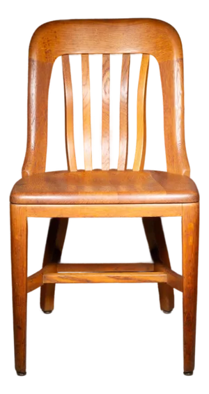 Johnson Chair Co. Solid Oak Banker's Desk Chair c.1930-1948