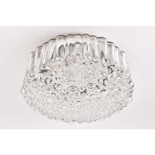 Mid-Century Modern Staff Leuchten Bubble Glass Flush Mount, 1960s For Sale - Image 3 of 9