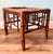 Chinoiserie 20th C. Asian Bamboo Side Table With Geometric Fretwork – Chinoiserie / British Colonial For Sale - Image 3 of 11
