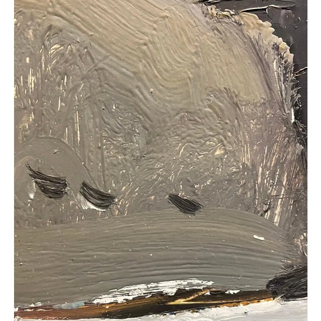 Modern Jean Krille, Landscape 126, Oil on Masonite For Sale - Image 3 of 11