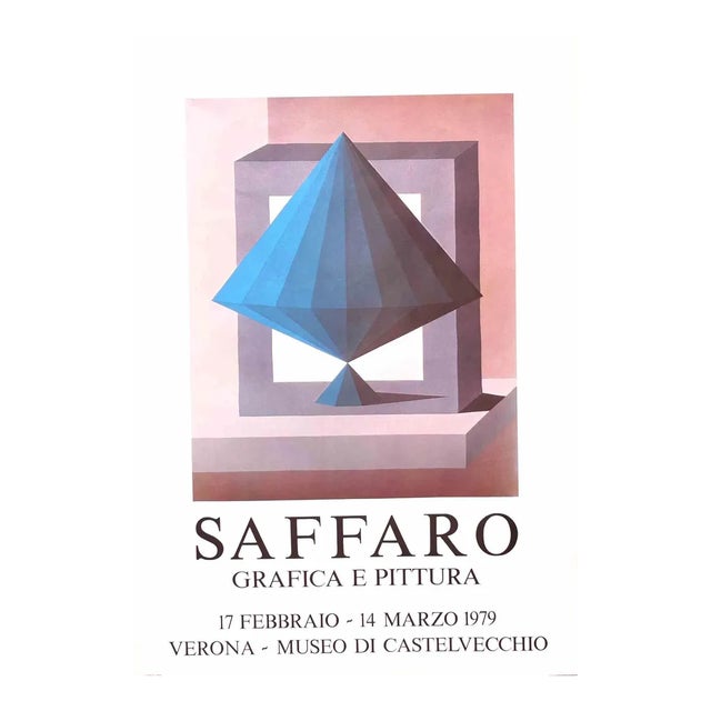 Unknown, Lucio Saffaro, Vintage Poster, 1979 For Sale