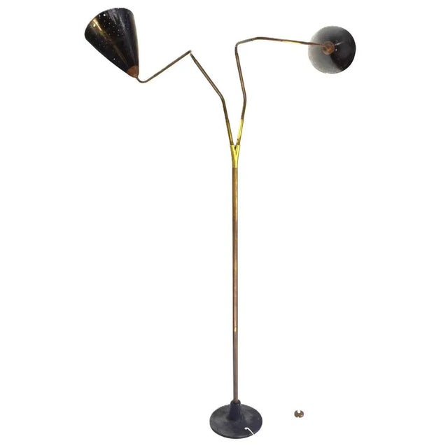 Mid-Century Modern Vintage Flamingo Floor Lamp by Franz Hagenauer for Werkstätte Hagenauer Wien, 1950s For Sale - Image 3 of 13
