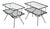 Two-Tiered Iron End Tables by Frank & Son (Pair) For Sale