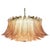 Italian Pink Glass Ceiling Light Chandelier, Murano, 1990s For Sale - Image 3 of 17