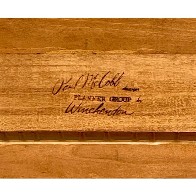 Pair of Mid-Century Modern Paul McCobb Planner Group Two-Tier Maple End Tables by Winchendon For Sale - Image 12 of 12