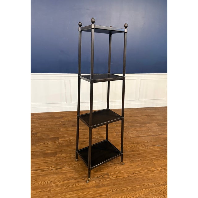 Pair of Matching Etageres From the Thomas O’Brien Collection of Century Furniture For Sale - Image 12 of 17