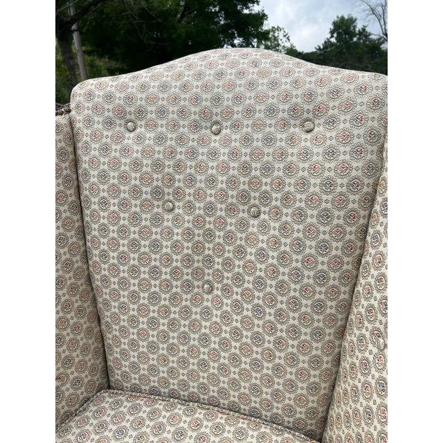 Early 20th Century Carved Wingback Chair For Sale - Image 9 of 12