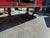 1950s 1950s Mahogany Antique Style 3 Pillar Dining Table Regency Style Solid Mahogany Top For Sale - Image 5 of 6