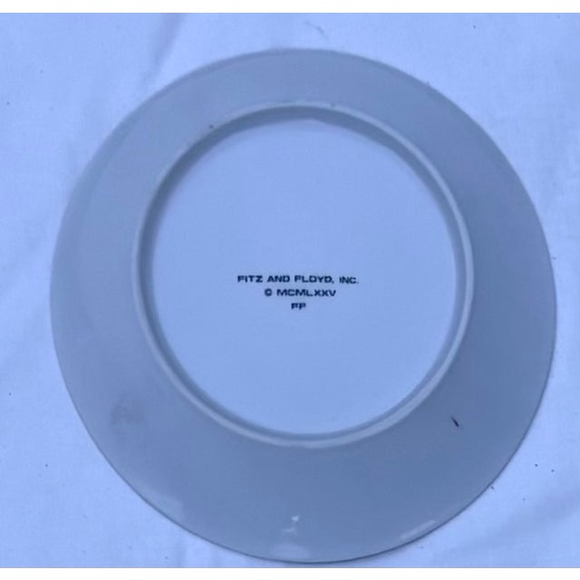 Brick Red 19th-Century Japanese Imari Inspired Decorative Plate Curation- 6 Plates For Sale - Image 8 of 12