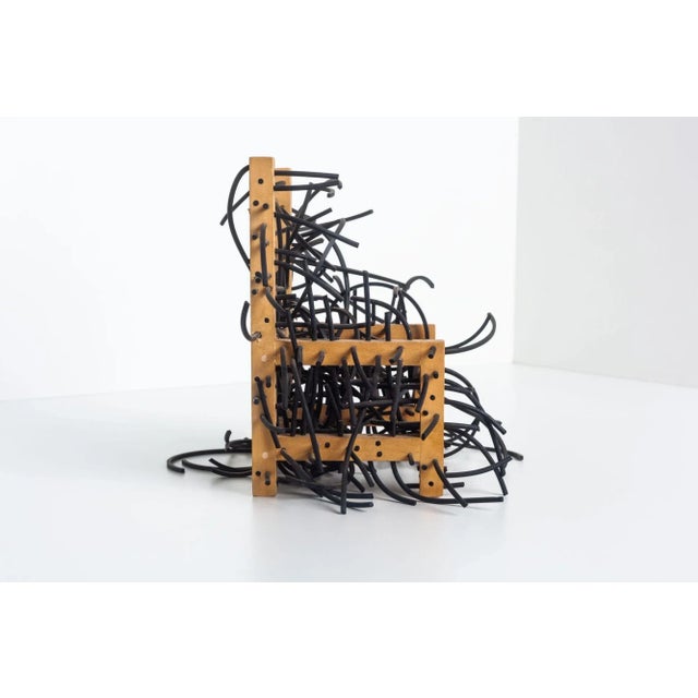 1980s Natasha Nicholson Conceptual Miniature Chair, 1986 For Sale - Image 5 of 9