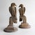 Pair of Antique French Folk Art Carved Oak Falcon Figures, Wooden Bird Sculpture For Sale - Image 4 of 14