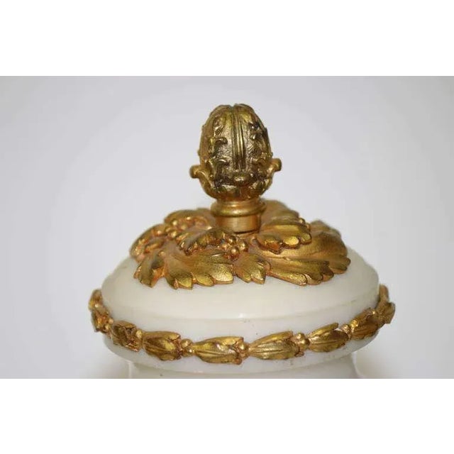 Circa 1860 Signed Colin Paris Marble Gilt Bronze √¢¬Ä Vases' Cassolettes- a Pair For Sale - Image 9 of 10