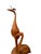 Mid-Century Modern 1987 Set of Three Large Carved Wood Shore Bird Sculptures by Paul LaMontagne For Sale - Image 3 of 8