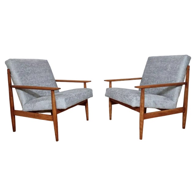 Set of Mid-Century Armchairs by Ton from Ton,1960s For Sale