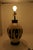 Ivory Late 20th Century Black & Ivory Geometric Chulucanas Pottery Lamp – Handcrafted Peruvian Art Inca Style For Sale - Image 8 of 8