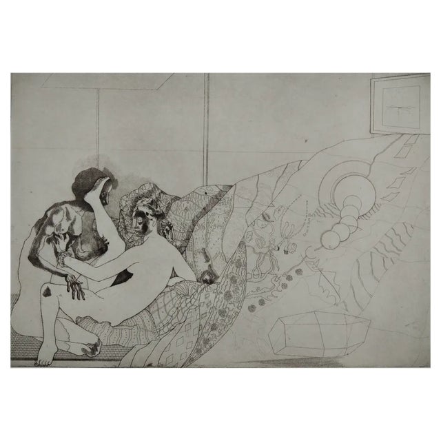 Jorge Castillo, Composition, 1973, Engraving For Sale