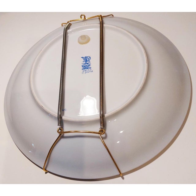 Vintage Kalocsa of Hungary numbered plate, hand-painted in 1970. It is in perfect condition, with no chips or cracks. The...