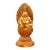 Late 20th Century Gilded Bronze Laughing Buddha Statue on Lotus Throne For Sale