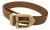 1990s Louis Vuitton Epi Ceinture Brown Leather Belt (27"-30") For Sale