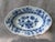 Vintage Hand Painted Blue Meissen Serving Dish For Sale - Image 13 of 15