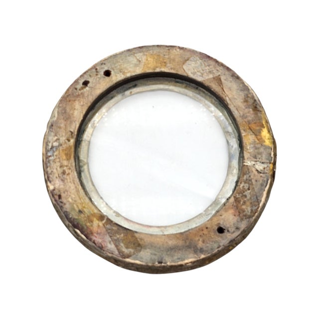 Late 19th Century French Old Master Style Genre Scene Oil Painting “Le Jeu” Tavern Interior Round Panel 5.75" For Sale - Image 5 of 11