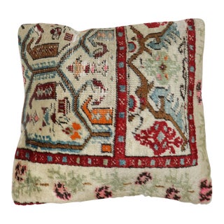 Contemporary Pillow Made from Antique Turkish Rug For Sale