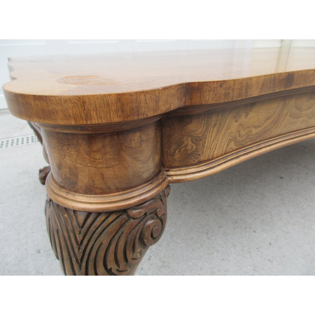 Baker Furniture Claw Foot Coffee Table | Chairish