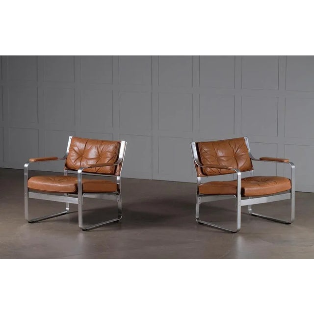 Karl-Erik Ekselius Set of Mondo Armchairs attributed to Karl-Erik Ekselius, Sweden, 1970s For Sale - Image 4 of 12