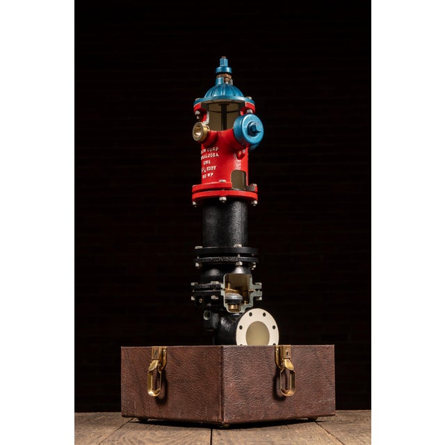 Red Vintage Fire Hydrant Cutaway Demonstrator by Clow For Sale - Image 8 of 13