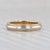 Modern Tiffany & Co Wedding Band 18k Gold Platinum Ring 2-Toned Stackable Size 5 W/ Box For Sale - Image 3 of 6