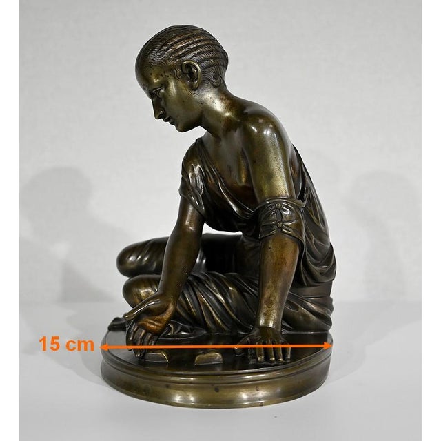 La Joueuse d’Osselets, 19th-Century, Bronze For Sale - Image 14 of 15