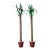 Vintage Monumental Punch Cut Palm Trees - A Pair For Sale