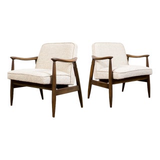Mid-Century Armchairs from Juliusz Kędziorek, Poland, 1960s, Set of 2 For Sale