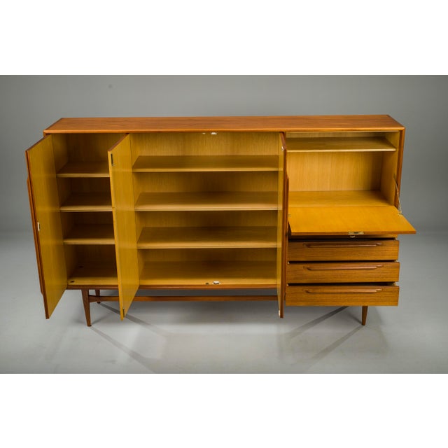 Mid-Century Teak Type Rt 200 Highboard in Teak by Heinrich Riestenpatt for RT Möbel, 1960s For Sale - Image 18 of 18