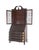 Antique mahogany secretary desk with Chippendale styling. Four serpentine fronted drawers support a hinged writing bureau...