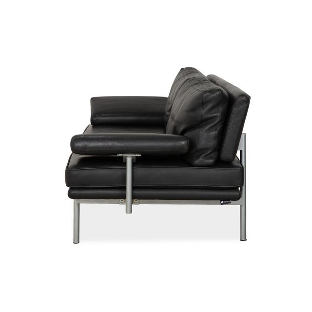 Black Leather Two-Seater Sofa with Manual Function from Walter Knoll For Sale - Image 13 of 14