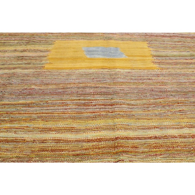 2000 - 2009 Early 21st Century Vintage Turkish Striped Kilim Rug, 08'05 X 12'05 For Sale - Image 5 of 6