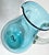 1990s Mediterranean Blue Blown Glass Pitcher For Sale - Image 5 of 11