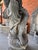 Italian Limestone Statue of Flora on Circular Stone Pedestal For Sale In Dallas - Image 6 of 12
