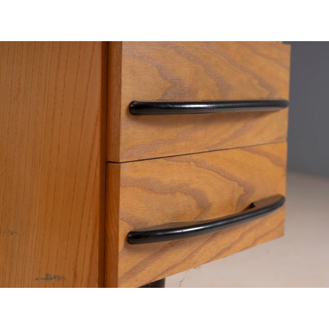 Vintage Czech Bedside Tables by Mojmir Požar, 1960s, Set of 2 For Sale - Image 9 of 11