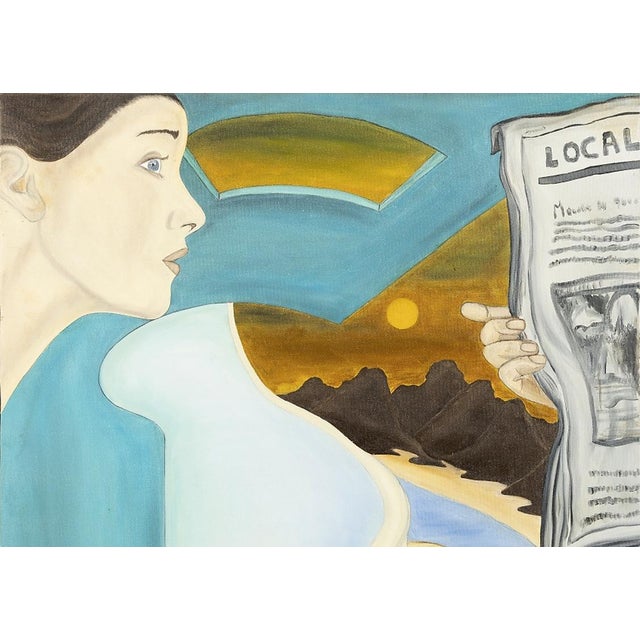 Santos, Indifference, 2000, Oil Painting on Canvas For Sale - Image 4 of 8