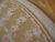 French Great Tan Beige and Ivory Color With Florid Design Oval Antique Aubusson Rug For Sale - Image 3 of 6
