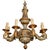 Gold 19th Century Continental Parcel-Gilt Chandelier For Sale - Image 8 of 8