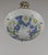 1930s Loys Lucha French Art Deco Pendant Light 1930s - Blue White Floral Enameled Bowl For Sale - Image 5 of 13
